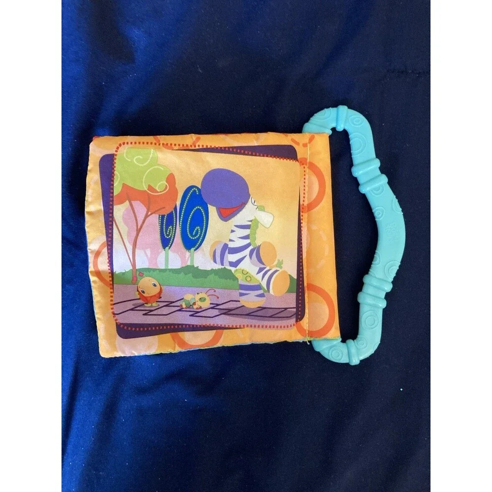 Bright Starts Baby Picture Book | Crinkly Material | Animal Theme